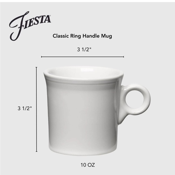 Fiesta Fiestaware Bundle of 3 Coffee Mugs in the color Paprika - Picture 6 of 6